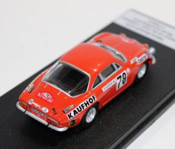 TRORRFR63 - RENAULT-ALPINE A110 #78 Rallye Monte Carlo 1975 F.VON DER LEYEN / P.DIEKMANN