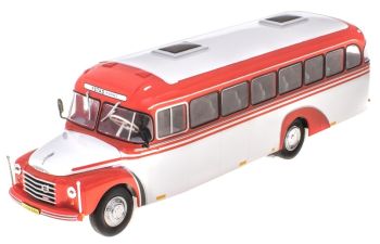 G1255072 - Schwedischer Linienbus VOLVO B375 1957 weiß und orange