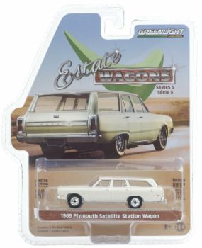 GREEN29990-B - PLYMOUTH Satellite Station Kombiwagen 1969 weiß