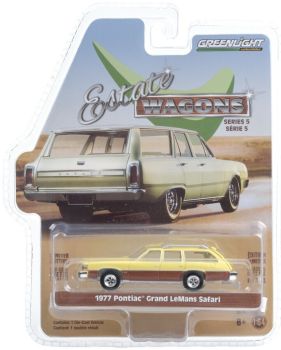GREEN29990-E - PONTIAC Grand LeMans Safari Kombi 1977 gelb und braun 