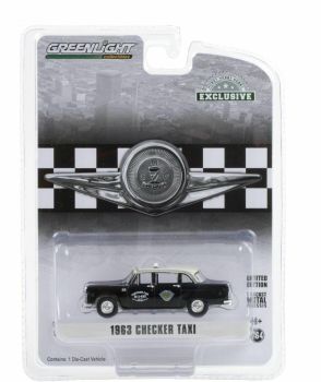 GREEN30207 - CHECKER MOTORS MARATHON A11 1963 Taxi schwarz Dach weiß