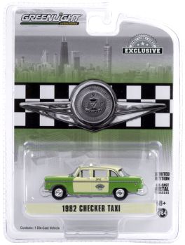 GREEN30208 - CHECKER MOTORS MARATHON A11 1982 Taxi Grün/Sahne