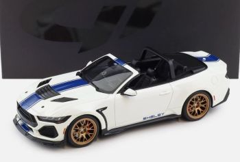 GT572 - SHELBY Mustang Supernake 2025 Weiß mit blauen Streifen