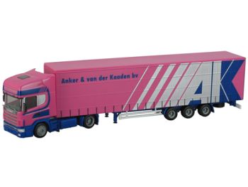 HER1470 - SCANIA 144 4x2 mit Auflieger 3 Achsen - ANKER & VAN KAADEN