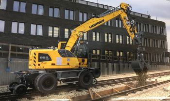 NZG1011 - Bagger LIEBHERR A922 Rail