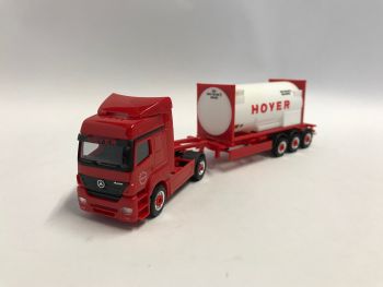 HERHOYER - MERCEDES Actros 4x2 mit HOYER Containerauflieger