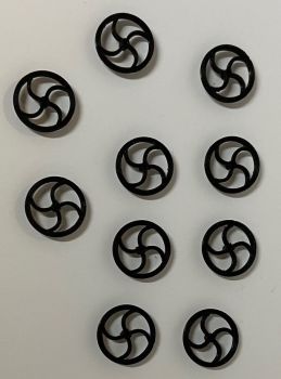 IP34 - 10 x Front Cup Discs (18 mm) – Miniatur