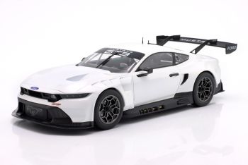 IXO-LEGTMUS-LM24WHT - FORD Mustang GT3 Racing Spec – Plain-Body-Version 2024 (Weiß)