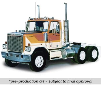 IXO-U64TR013 - GMC General 6x4 1980 Orange / Gelb und Beige