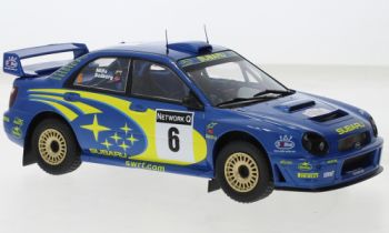 IXO24RAL026B - SUBARU IMPREZZA S7 #6 SOLBERG/MILLS DE GRANDE BRETAGNE 2001 blau
