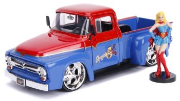 JAD253255008 - FORD F-100 Pickup Truck 1956 DC Comics Supergirl mit Figur enthalten