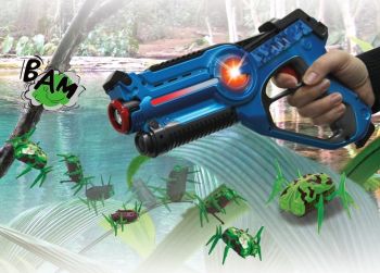 JAM410064 - Blaue Laser-Käferkiller-Pistole