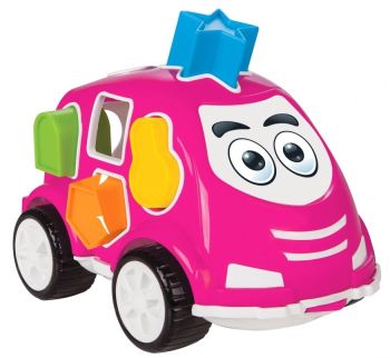 JAM460292 - Auto mit rosa Formen