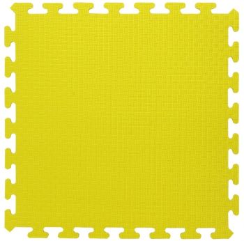 JAM460418 - 4 gelbe Puzzlematten - 50 x 50 cm