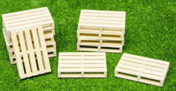 KID610023 - Set mit 6 Miniatur-Holzpaletten