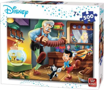KING55915 - Puzzle 500 Teile Pinocchio