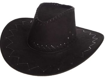 LP00003 - Schwarzer Cowboyhut