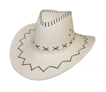 LP00006 - Weißer Cowboyhut
