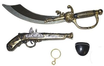LPE50338 - Piratenbausatz mit Säbel; Freibeuter und Zubehör