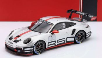 IXO-LEGT18-23CUP005 - PORSCHE 911 GT3 Cup Track Expérience 2023 Silber und Rot