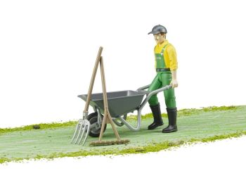 BRU62610 - Bauernfigur mit Zubehör