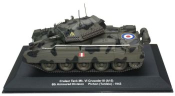 MAGMIVCRUSADER - Englischer Kampfpanzer CRUISER Tank MK VI Crusader III A15 6th Armored Division Battle of Pichon Tunesien 1943