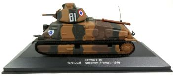 MAGMVSOMUA - Französischer Kampfpanzer SOMUA S-35 1. DLM Quessnoy Frankreich 1940