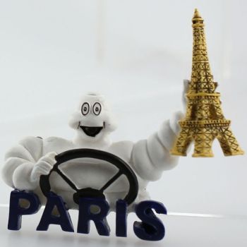 MICHELIN260400 - Bibendum Michelin Fahrmagnet mit Eiffelturm Größe 6 x 6 cm