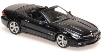 MXC940037531 - MERCEDES BENZ SL-Klasse Cabriolet offen 2008 dunkelblau metallic