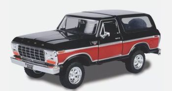 MMX79371BK - FORD Bronco HardTop 1978 Schwarz und Rot