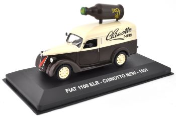 NET0049 - FIAT 1100 ELR 1951 Kastenwagen des italienischen Getränkeherstellers CHINOTTO NERI