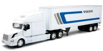 NEW14213 - VOLVO VN 780 6x4 weiß mit Semi 2 Achsen Starrkasten VOLVO