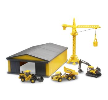 NEW32105 - Baustellenbox mit VOLVO-Maschinen