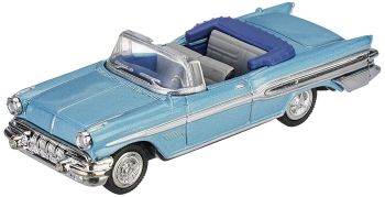 NEW48013P - PONTIAC Bonneville Cabrio 1957 blau