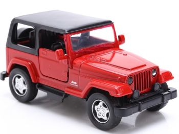 NEW50433DD - JEEP Wrangler rot schwarze Haube