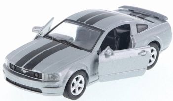 NEW50433Y - FORD Mustang grau mit schwarzen Streifen