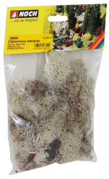 NOC08600 - Beflockungsbeutel aus grauem Schaumstoff 35grs