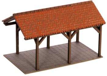 NOC14355 - Carport zum Aufbauen Maße 6;5 x 3;5 x 3;8 cm