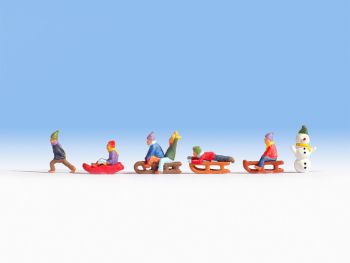 NOC15819 - Kinder im Schnee