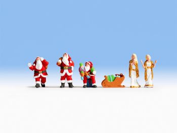 NOC15920 - Weihnachtsmänner und Engel