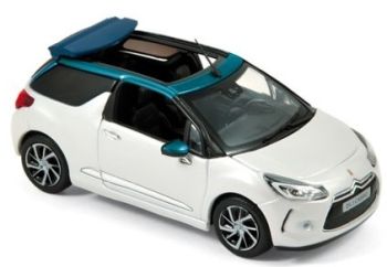 NOREV155298 - CITROEN DS3 Cabrio "Perlweiß und Smaragd" (2015)