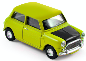 NOREV310516 - MINI COOPER S 1963 zitronengelbes schwarzes Verdeck