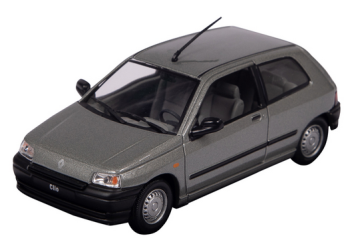 NOREV80928 - RENAULT Clio Phase I 3-Türer 1990 Metallicgrau Herstellerbox