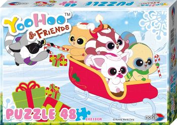 NORI606031130 - Puzzle 48 Teile YooHoo und seine Freunde 24 x 18 cm