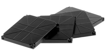 NZG787 - 4 Miniatur-Stabilisierungsplatten 500t Kran 35 x 40 mm