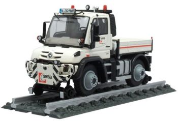 NZG9105/01 - MERCEDES BENZ UNIMOG U430 Sersa Straßen- und Schienenversion
