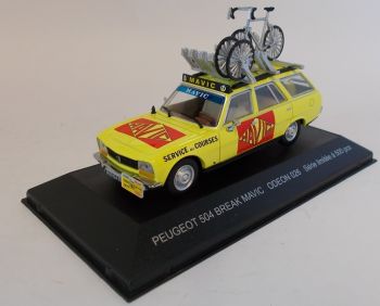 ODE026 - PEUGEOT 504 Kombi Fahrradträger Einkaufsservice Mavic limitiert auf 500 Ex.