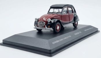 ODE179 - Citroën 2CV Charleston, Baujahr 1981, Schwarz und Burgunderrot