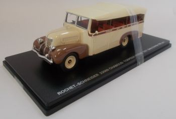 PER316 - Bus ROCHET SCHEINDER 23000 Chabous Torpedo geschlossen 1937 Ausflüge Notre Dame De La Salette limitiert auf 200 Exemplare