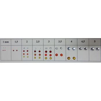 ART04355O - 2 orange Rundlichter 3;5 mm